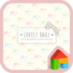 lovely baby android application logo